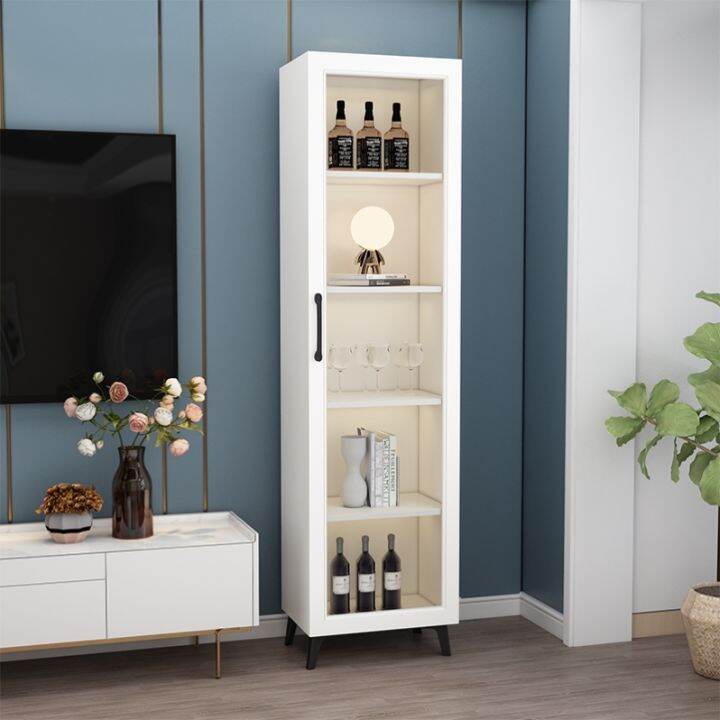 Vertical Small Wine Living Room Wall Wine Display Glass