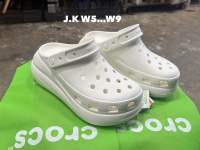 ? รองเท้าแตะผู้หญิงCrocs Classic Crush Clog รองเท้าผู้หญิงแบบรัดส้น รองเท้าแตะสำลอง รองเท้าcrocs ผู้หญิง รองเท้าเผือสุขฏาพ?