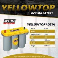 แบตเตอรี่รถยนต์ OPTIMA YT S5.5L (D31A)