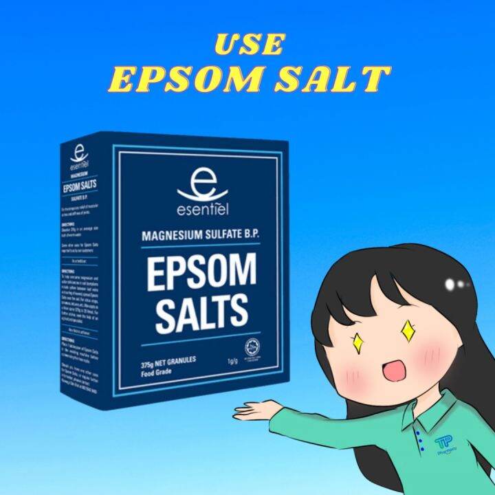 ESENTIEL EPSOM SALTS 375G (Relax muscles and relieve pain in the