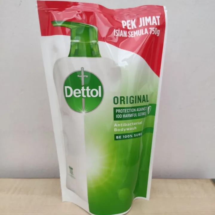 Dettol shower gel antibacterial 750g new pack Lazada