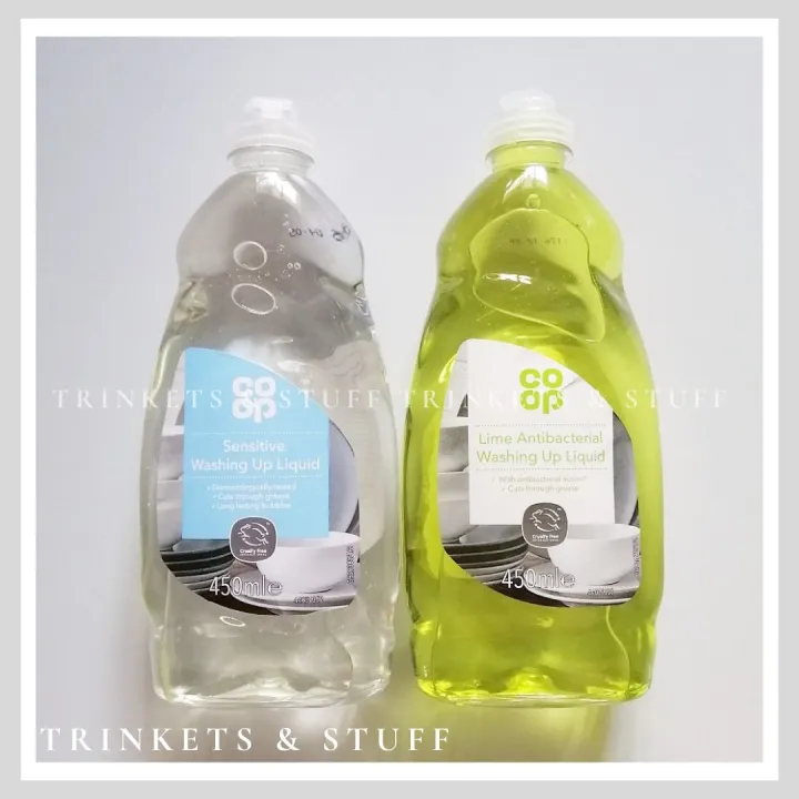 COOP Sensitive and Lime Washing Up Dishwashing Liquid 450ml × 2 Lazada PH