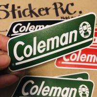 Sticker coleman waterproof สติ๊กเกอร์โคแมน แคมปิ้ง