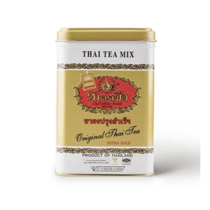 CHA TRA MUE Extra Gold Thai Tea Bags (1 Tin = 50 Tea Bags) | Lazada