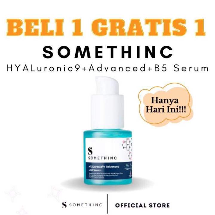 Beli 1 Gratis 1 Somethinc Hyaluronic9 Advanced B5 Serum 20 Ml Lazada Indonesia