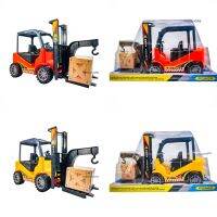 FORKLIFTS inertia truck รถยกของ รถโฟล์คลิฟท์ รถเล่นมือ ขนาดกลาง สีส้ม-เหลือง