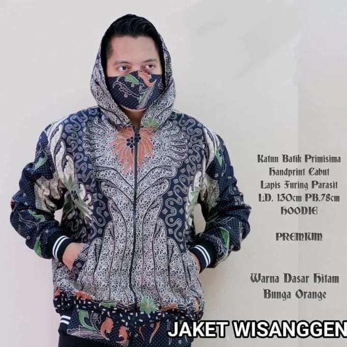 Hoodie batik jaket batik premium berkualitas | Lazada Indonesia