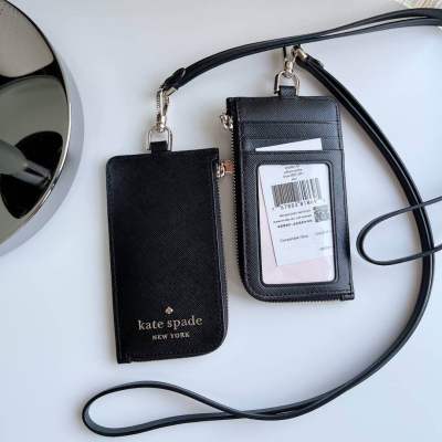 ✨ของแท้100% คล้องบัตร K9128 wlr00139 Staci Apple Cardcase Lanyard