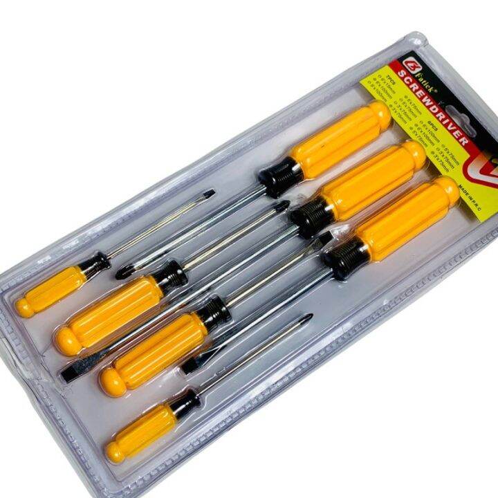 Obeng Set Pcs Obeng Kecil Plus Minus Screwdriver Pcs Lazada Indonesia