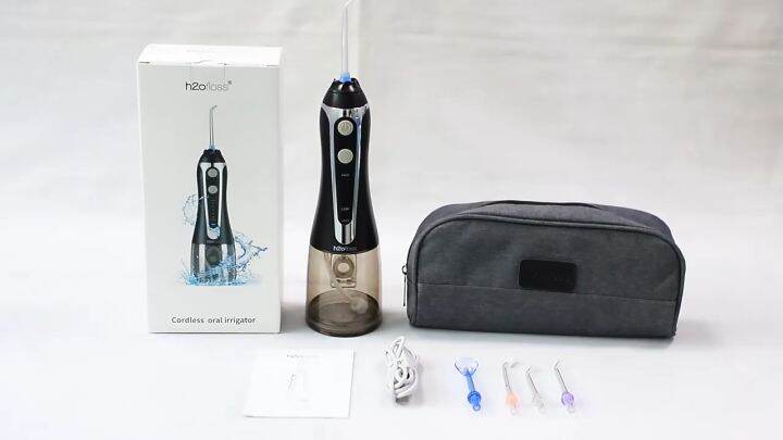 H2oFloss Water Dental Oral Irrigator (Water Floss) Rechargeable Model ...