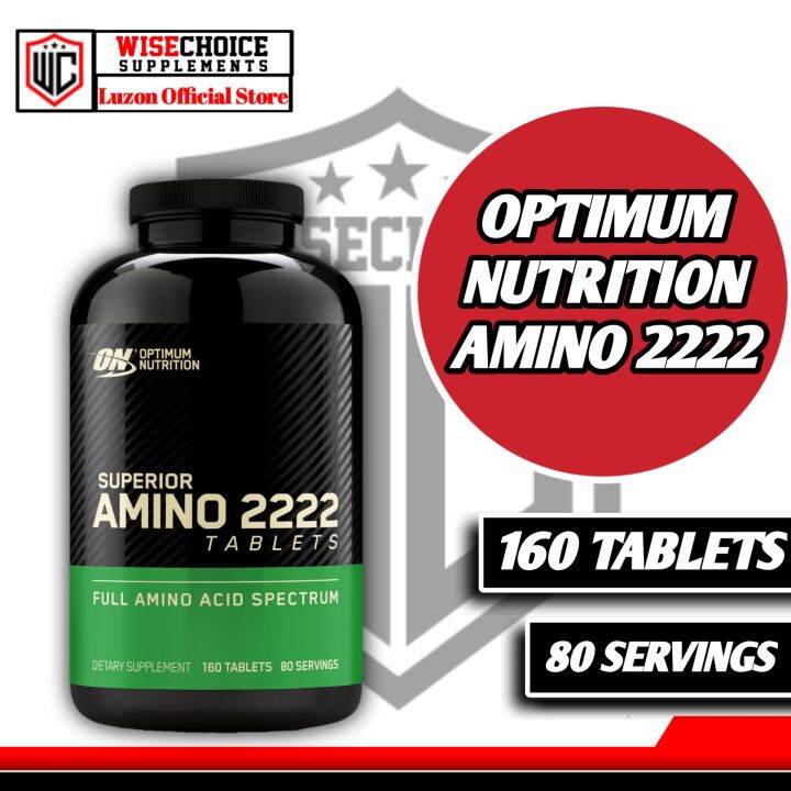 OPTIMUM NUTRITION SUPERIOR AMINO 2222 160 TABLETS | Lazada PH