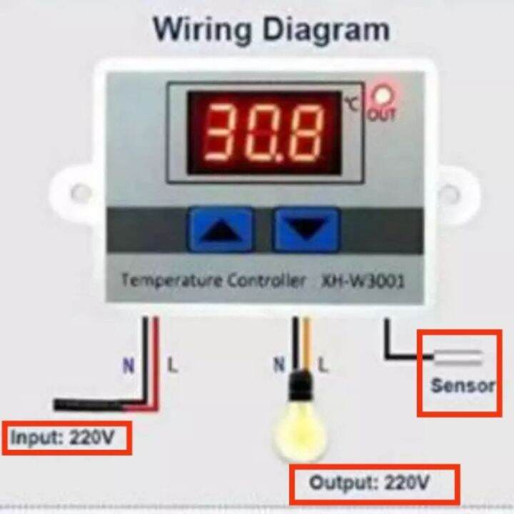 thermostat digital XHW3001 220V Lazada Indonesia
