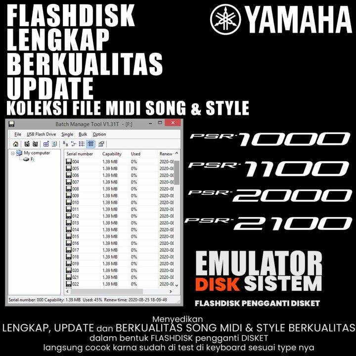YAMAHA MIDI SONG KEYBOARD & PIANO EMULATOR SERIS Lazada Indonesia