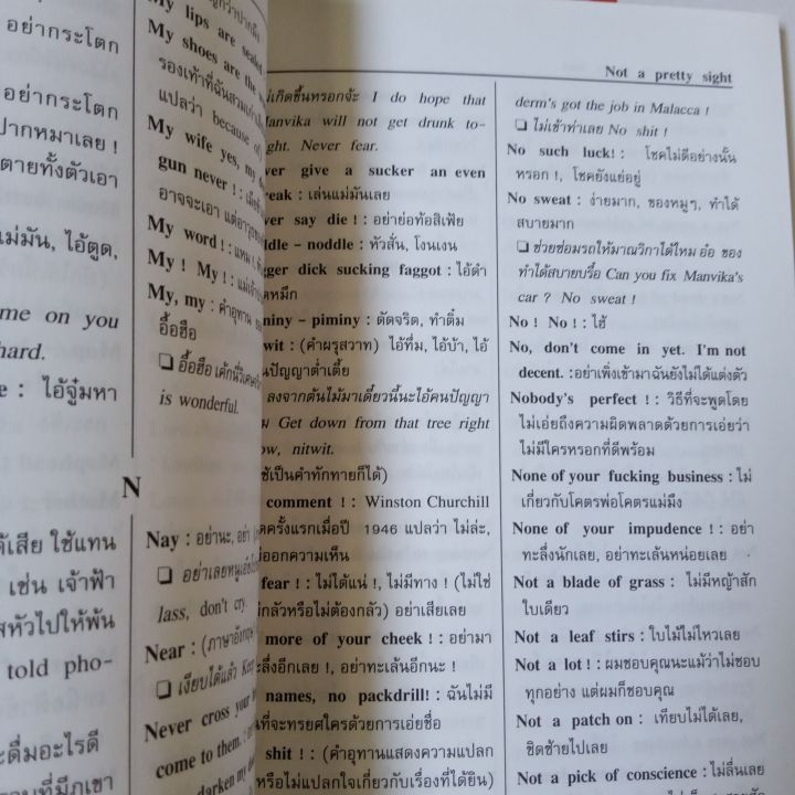 พจนานุกรม-คำผรุสวาทและคำอุทาน-อังกฤษ-ไทย-ไทย-อังกฤษ-นพพร-สุวรรณพาณิช-154-หน้า