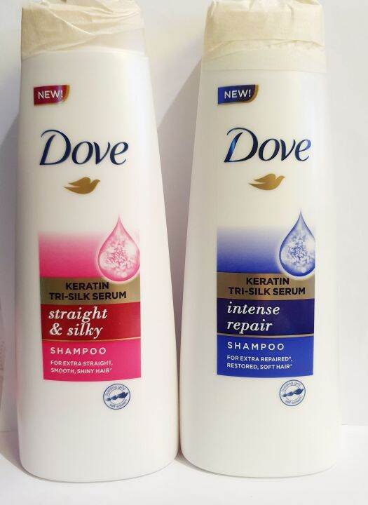 DOVE KERATIN TRISILK SERUM SHAMPOO 340ML Lazada PH