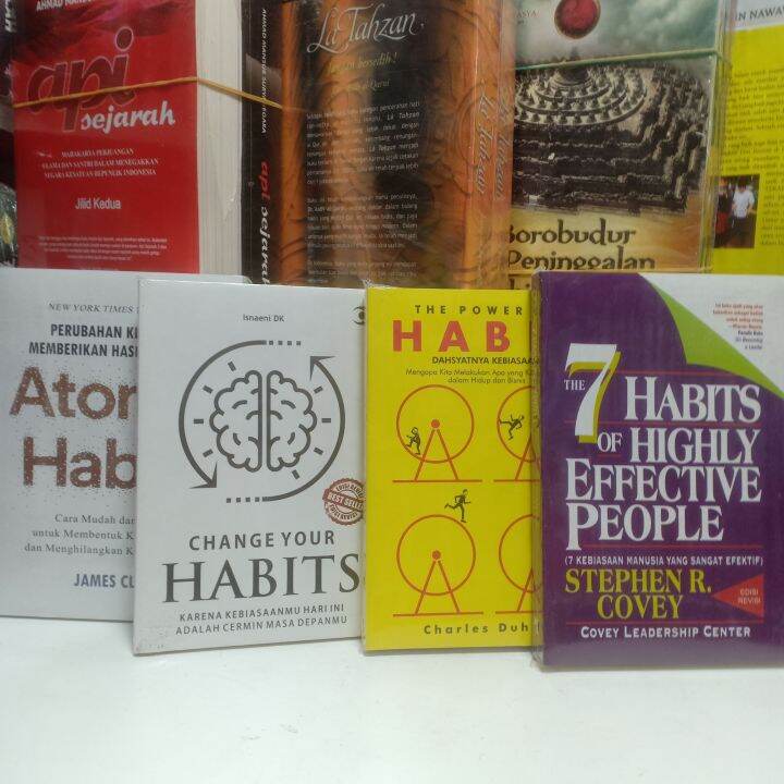 Paket Lengkap The Habits, Atomic habits, Change your habits, The Power ...