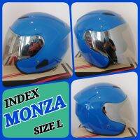 หมวกกันน็อค อินเด็กซ์ มอนซ่า Index​ Monza​ Blue​ รุ่นศรีษะใหญ่ Size L