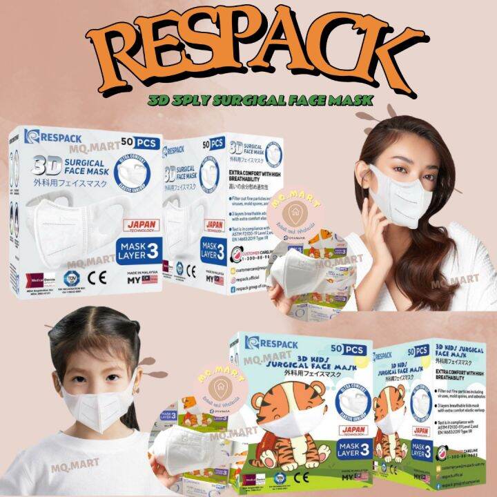 respack 3d surgical mask