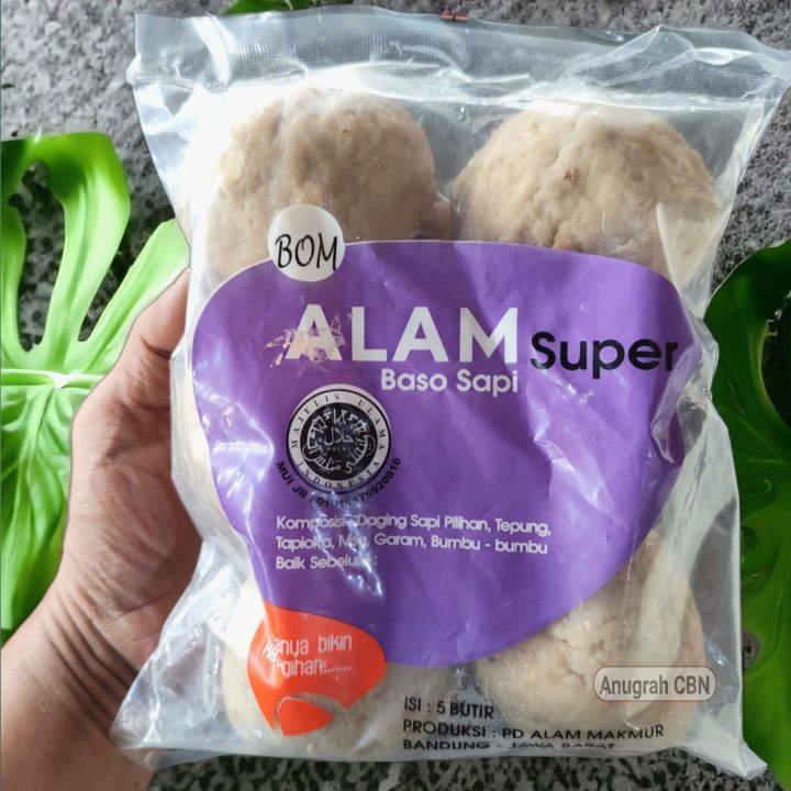 Bakso Urat Jumbo Alam Bom Isi 5 Biji Lazada Indonesia