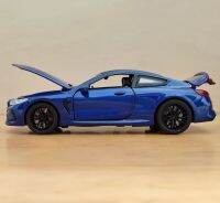 โมเดลรถเหล็ก BMW M8 scale 1:32 มีเสียง มีไฟ ไม่มีกล่อง รถยาว 6 นิ้ว