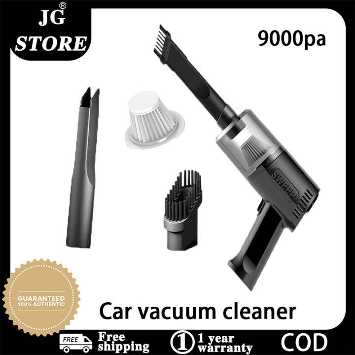 Jg 120w Cordless Car Vacuum Cleaner Cordless 2 In 1 Handheld Car And