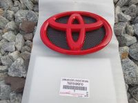 โลโก้หน้ากระจัง Toyota โตโยต้า สีแดง Red  รีโว้ ฟอจูนเนอร์  ขนาด 19cm x13cm  สำหรับ TOYOTA Hilux Revo Fortuner 2015-2022