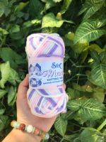 (5ม้วน)ไหมพรมเส้นใหญ่สีเหลือบ#527 S&amp;C Winner knitting yarn 40g Acrylic Fibre ถักหมวก ถักผ้าพันคอ ถักเสื้อ