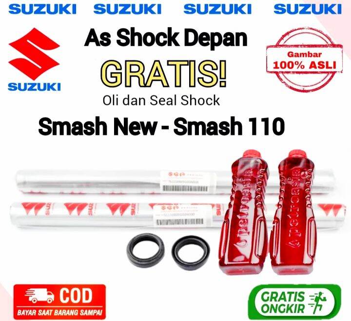 PAKET AS SHOCK DEPAN SUZUKI SMASH SUZUKI SMASH 110 , SMASH NEW GRATIS