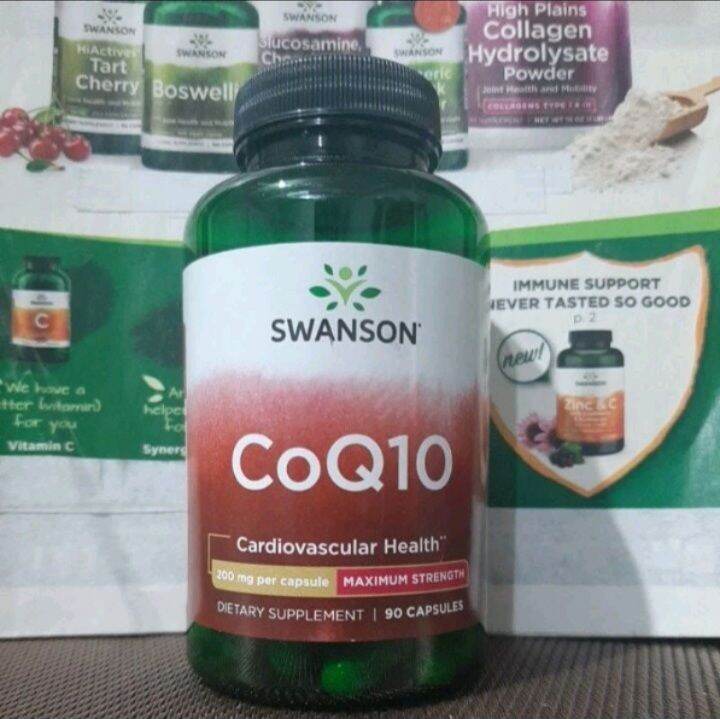 CoQ10 200mg 90 capsules Coenzyme Q10 Plus 1 sachet Organic Green Tea