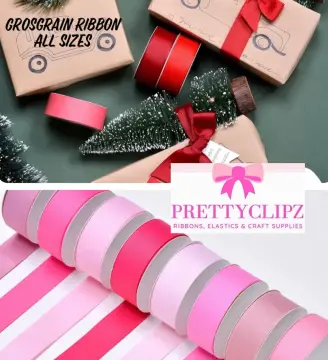 25 yards/roll) Flesh Pink Metallic Glitter Ribbon Colorful gift