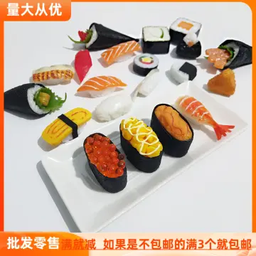 Fake Sushi Set, Sushi Decor, Fake Seafood, Photo Props, Japanese