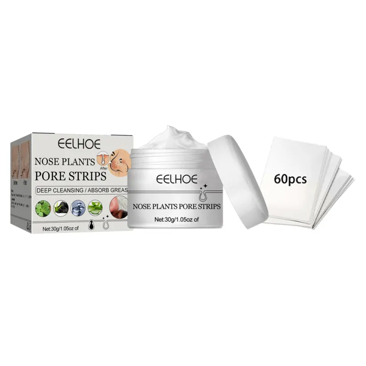Eelhoe Face Blackhead Remover Mask Clean Pores Acne Blackheads Nose Sticks Shrink Pores