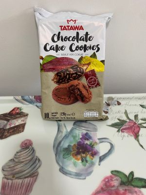 Chocolate Cake Cookies ซอฟท์คุกกี้สอดไส้ครีมช็อกโกแลตผสมช็อกโกแลตชิป