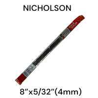 NICHOLSON ตะไบกลม ลับโซ่เลื่อย 5/32" ( 4.0มม ) แพ็ค 3 อัน ของแท้