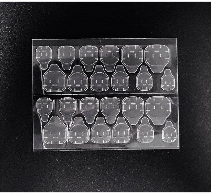 กาวซิลิโคนติดเล็บ-1แผ่นมี-24-ชิ้น-แพค50ชิ้น