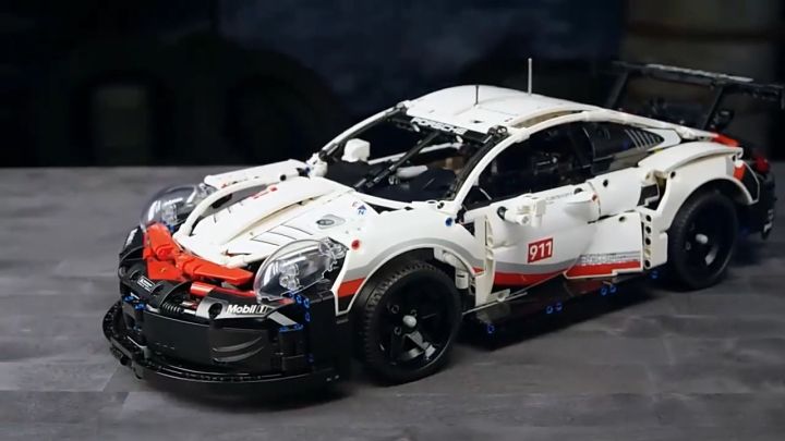 Building Blocks Legos Technic Porsche 911 RSR Racing Car Bricks Toys ...
