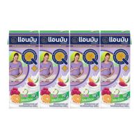 แอนมัม ANMUM นมเปรี้ยวยูเอชทีอีเอฟเอ รสผลไม้รวม 180มล. แพค 4 กล่อง นมเปรี้ยวยูเอชทีอีเอฟเอรสผลไม้รวม