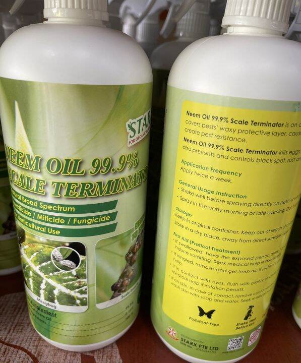 Neem oil 99% scale terminator horticulture for Insecticide and Miticide ...