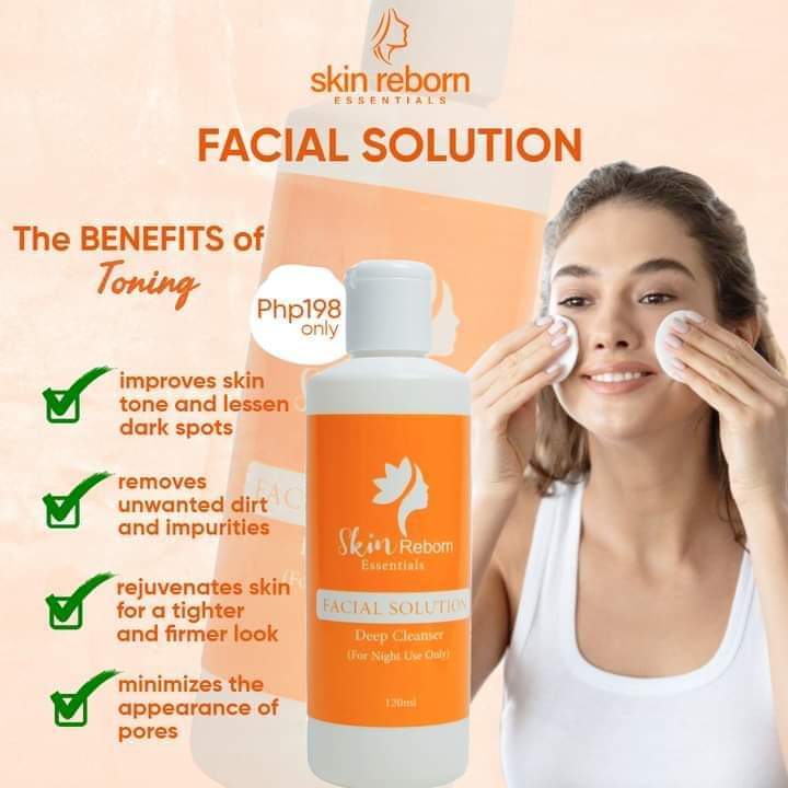 SKIN REBORN FACIAL SOLUTION DEEP CLEANSER 120ML | Lazada PH