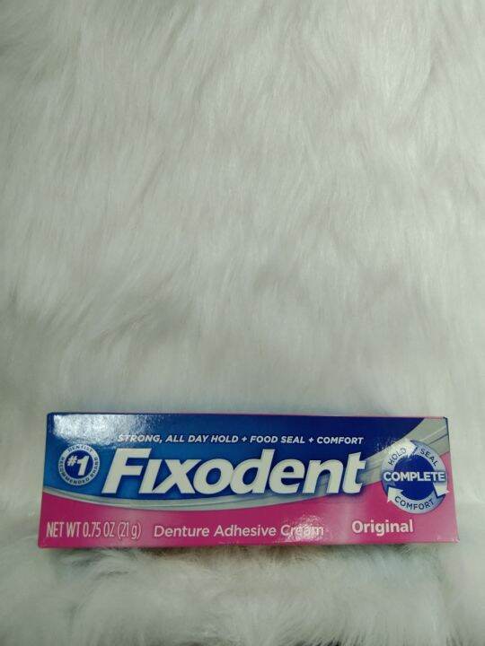 Fixodent Denture Adhesive Cream original 21g Lazada PH