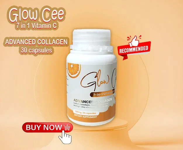 Glow Cee Vitamin C with Collagen + Zinc, Glow Cee, Vitamin C, Skin Nourishment Lazada PH