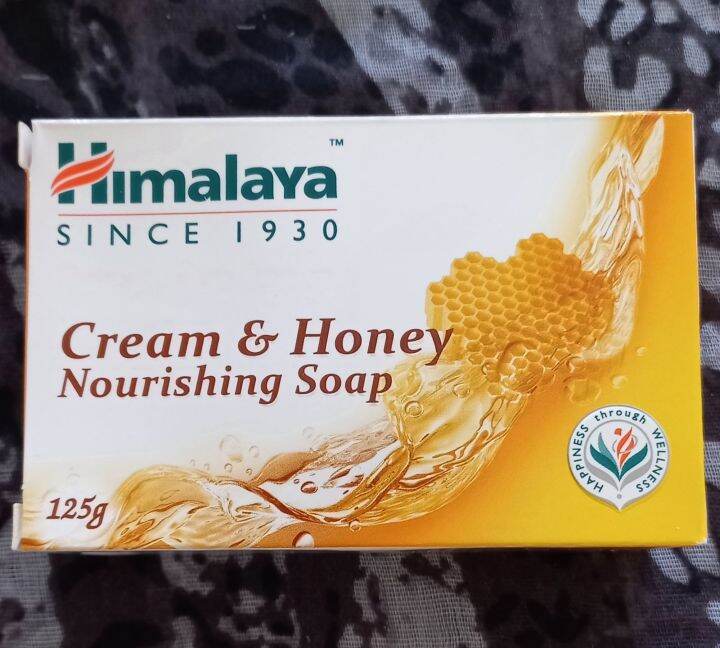 Himalaya Cream & Honey Nourishing soap 125g(soap base made from