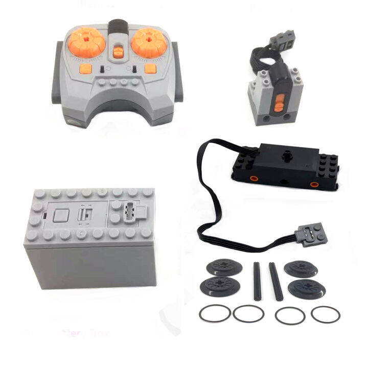 5PCS/Set Technical MOC Power Function Battery Box Train Motor IR Speed Receiver Remote Control