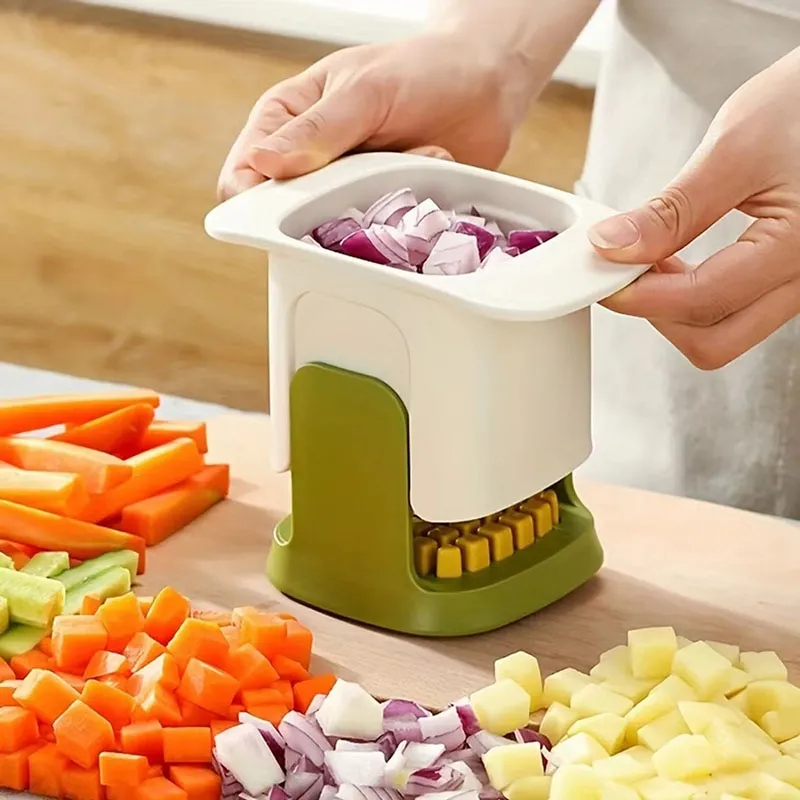 Multifunctional Vegetable Chopper Onion Dicing Artifact French Fries Slicer  Kitchen Gadget Cucumber Potato Slicer Kitchen Tools