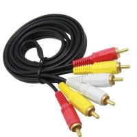 สาย AV Video Stereo Audio RCA สายสัญญาณภาพและเสียง 3/3 สายยาว 1.5/3/5เมตร (846A)