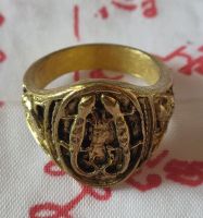 แหวนจิ้งจกคู่ แหวนทองเหลือง แหวนจิ้งจกคู่วัดจอมเกษ จิ้งจกคู่ Ring  Thai Amulet