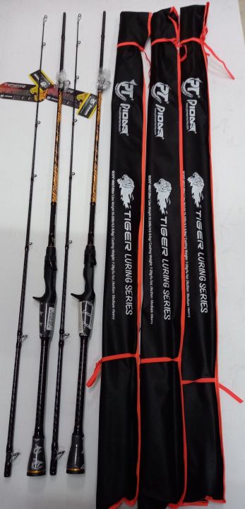 คนเบ็ดตกปลา-คันตีเหยื่อปลอม-คันrod-tiger-luring-series-pioneerคันไทเกอร์