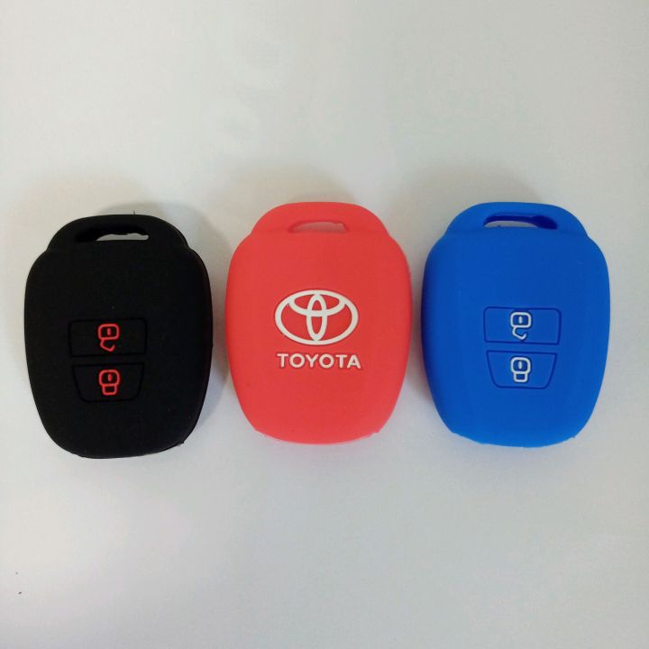 ซิลิโคนหุ้มกันรอยกุญแจรถยนต์2ปุ่ม-ปี2013-toyota-newvios-yaris-ปี2013