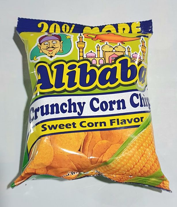 Alibaba Crunchy Corn Chips Sweet Corn Green 30g | Lazada PH