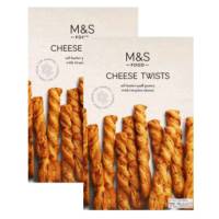 Mark &amp; Spencer cheese twists 250g ขนมปังกรอบรสเนยแข็ง